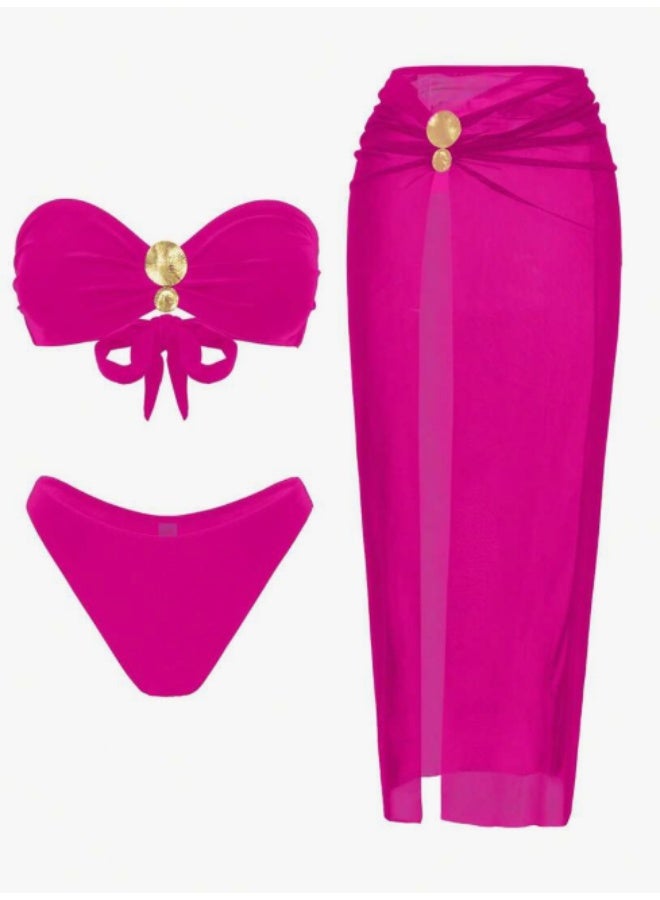 Elegant and Modern 3-Piece Swimwear Set – Comfortable and Secure Design for Beach, Pool, and Summer Activities - Image 5
